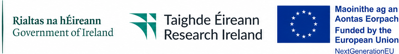 Government of Ireland, Research Ireland, and European Union NextGenerationEU funding acknowledgement.